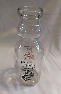 Cream Top Dairy (Lancaster PA) Quart 2 Color Milk Bottle • $12