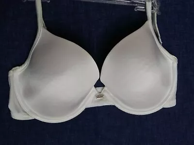 841B3 Maidenform 05733 Self Expressions  I-Fit T-Shirt Push Up Bra 34D White • $5.99