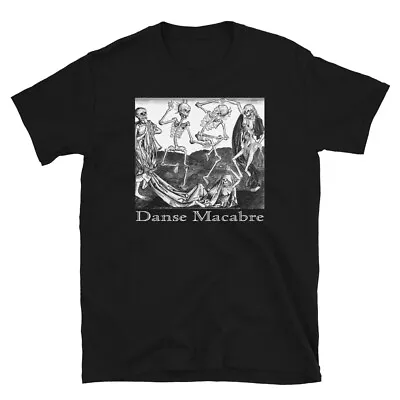 Dance Macabre Skeletons In The Medieval Death Men's Short Sleeve T-Shirt • $21.55