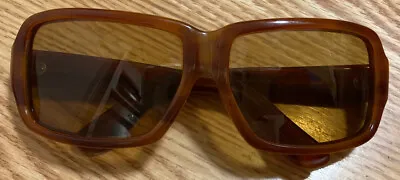 Vintage RARE Baruffaldi Italy “Commander” Sunglasses Shades Brown Tortoise Frame • $149.95