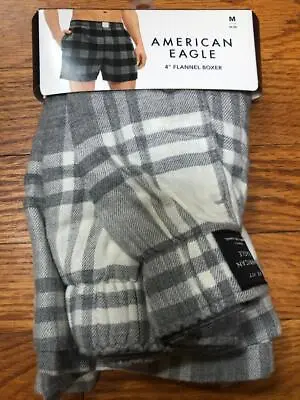 NWT Mens Size S Or M American Eagle Flannel Plaid Pocket Boxer Short Underwear • $19.99