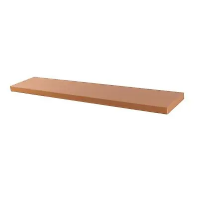 £19.95 • Buy Floating Wall Shelf Wooden Shelves Wall Storage 120cm - Natural Beech
