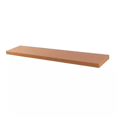 £19.95 • Buy Floating Wall Shelf Wooden Shelves Wall Storage 120cm - Natural Beech