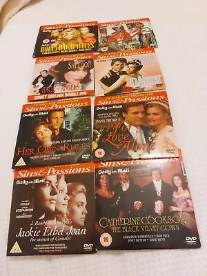 8 X SINS & PASSIONS COLLECTION DVD PROMOS. Catherine Cookson Danielle Steel +++ • £4