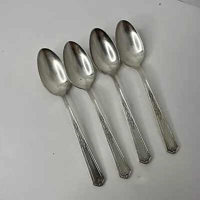 Vintage Flatware - Tudor Plate Oneida Community Made  4 Spoons • $9