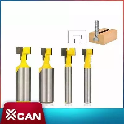 1/4 1/2 Shank T Slot Cutter Carbide Router Bit Lock Key Hole Milling Cutter • $11.48