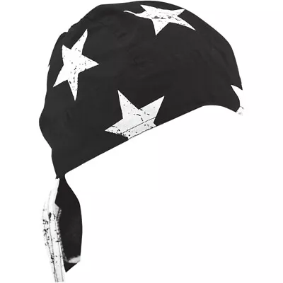 Zan Headgear Flydanna Head Wrap (American Flag - Black / White) • $12.39