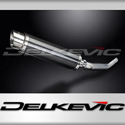 KAWASAKI ZX6R NINJA 636 2003-04 350mm ROUND CARBON BSAU SILENCER EXHAUST KIT • $277.84