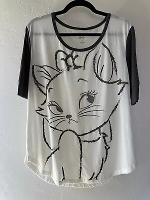 Disney Boutique Women’s T Shirt - NWT - L - Short Sleeve Marie Aristocats Cat • $24.95