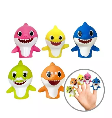 Baby Shark Bath Time 5 Finger Puppets - BRAND NEW  • $13.49