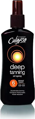 Calypso Deep Tanning Monoi Tahiti Oil Spray SPF6 - 200 Ml • £11.04