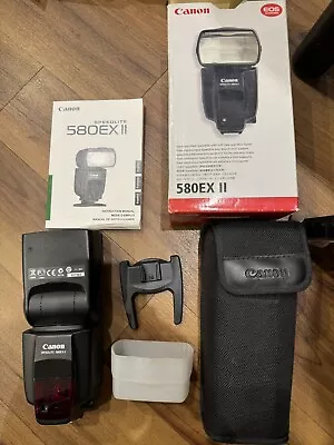 FREE POST Canon EOS Speedlite 580EXii Semi Pro Digital High Spec Flashgun SLR • £130