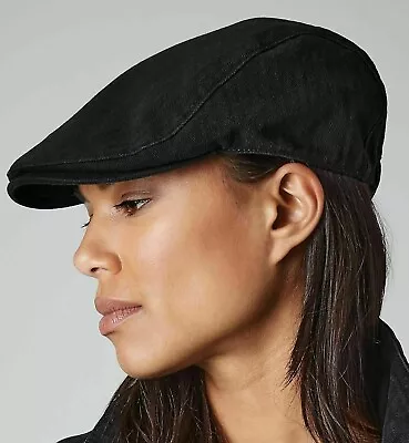 £10.95 • Buy Beechfield Vintage Flat Cap Tweed Herringbone Gatsby Newsboy Baker Boy (BC626)