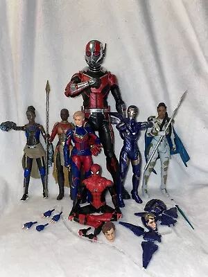 Marvel Legends Endgame Custom Figure Lot  7 Giant Man Valkyrie Rescue Spider-man • $70