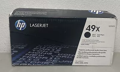 Genuine OEM HP 49X Black Toner Print Cartridge Q5949X - Factory Sealed Box • $84.99