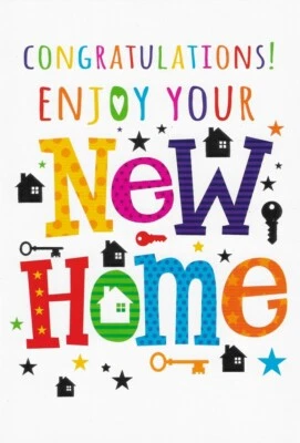 £1.89 • Buy Best Wishes In Your New Home Card For Him Or Her