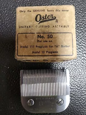 Vintage Oster Clipper Blade  Cutting Assembly  No. 50 Size 000 • $8