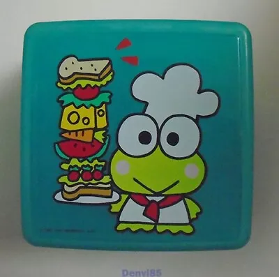VINTAGE! 1995 Sanrio KEROPPI Sandwich & Snacks Lunchbox! EXTREMELY HTF! • $49.99