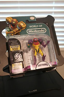 Metroid Gravity Suit Samus World Of Nintendo 4.5  Action Figure Toy - NEW IN BOX • $34.97