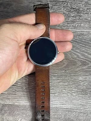 Motorola Moto Smart Watch 316L Leather Band - Untested • $45