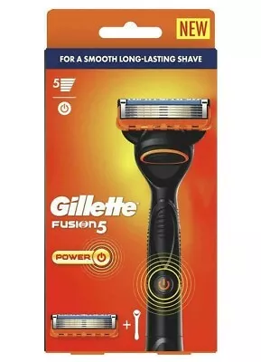 $11.77 • Buy 😀 Gillette Fusion5 Power Razor+1 Blade Original New In Sealed Box FreeShipping