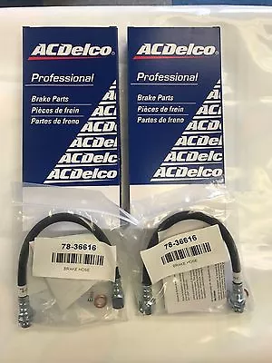 Chevrolet Chevelle Front Disc Brake Hose AC Delco Pair GM A Body • $59.99