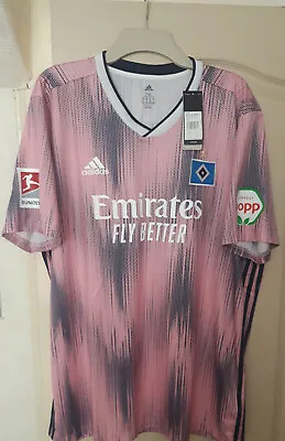 Hamburg SV Away Shirt 19/20 2XL Germany XXL Adidas BNWT Hamburger SV LEIBOLD 21 • £75