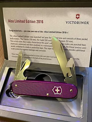 Victorinox Alox Limited Edition Orchid Violet Cadet 2016 Swiss Army Knife • $179