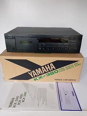 Vintage Yamaha Cassette Deck KX-380 Boxed • $600