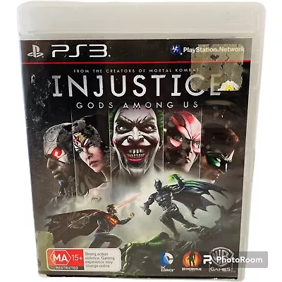 Injustice Gods Among Us PlayStation 3 Ps3 Complete With Manual DC Heroes Villain • $11.99