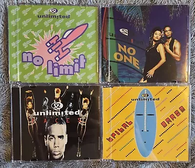 2 Unlimited CD Singles - No Limit Tribal Dance Faces & No One • £9.99