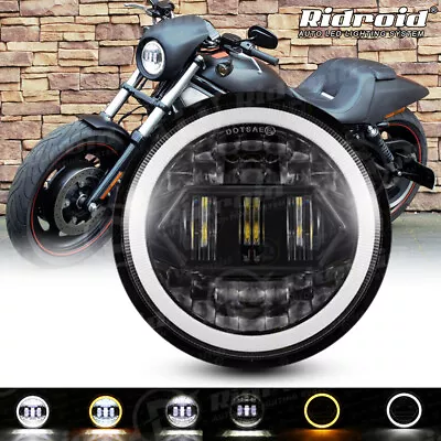 5.75  5 3/4 In LED Headlight DRL For Harley-Davidson Night Rod Special VRSCDX • $34.99