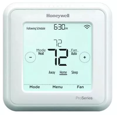 $149.95 • Buy Honeywell T6 Pro Series Z-Wave Programmable Thermostat - White (TH6320ZW2003)