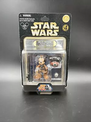 STAR WARS Tours Minnie Mouse Princess Leia Action Figure In Boushh Disguise • $19.99