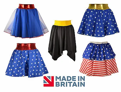 £10.99 • Buy Plus Size Superhero Skirt Ladies , Costume - Woman Stars Hero, Spiderwoman Style