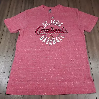 MLB St. Louis Cardinals Majestic Short Sleeve T-shirt - Mens Size M • $12.99