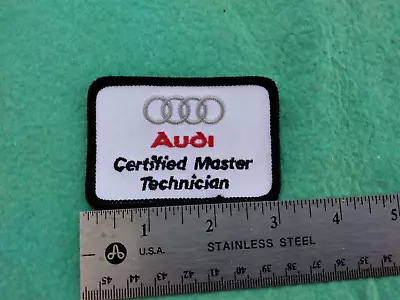 Vintage Audi Certified Master Technician Racing Dealer Service Parts  Patch • $12