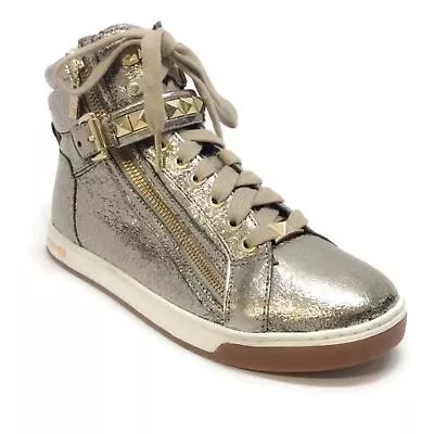 Michel Kors Glam Studded Metallic Leather High Top 8.5 VGUC • $39.99