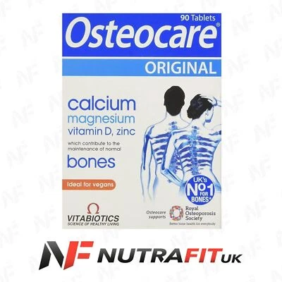 £12.99 • Buy VITABIOTICS OSTEOCARE ORIGINAL Bones Joints Tendors Spine Support Vegan 90 Tabs
