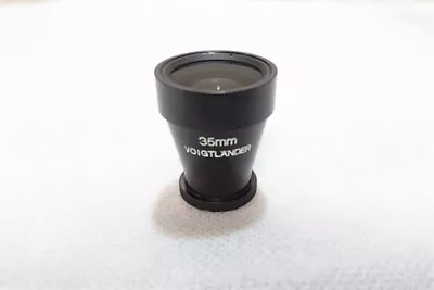 【 MINT 】 Voigtlander 35mm Brightline View Finder M Black From JAPAN • $249.90
