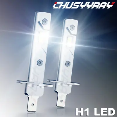 H1 6500K Super Bright White 40000LM CSP LED Headlight Bulb Kit High Low Beam DRL • $17.98