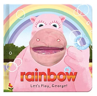 Rainbow Hand Puppet Books Let's Play George - Cute Soft Cuddly For Babies And • £4.46