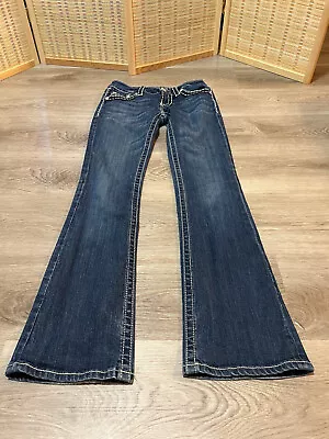 Miss Me Blue Jeans WOMEN’S Size 26 Irene Boot Cut Bootcut (M104) • $19.91