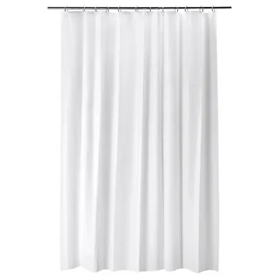IKEA BJÄRSEN Shower Curtain White 180x200 Cm  Brand New.  • £5.99