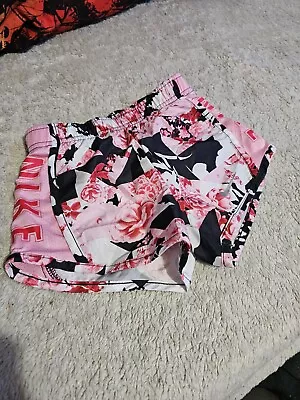 Nike Little Girls Dri-fit Shorts Floral Size 2-3 • $6.99