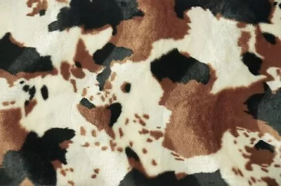 Faux Fur Throw Blanket Animal Print Leopard Zebra Cow • $38