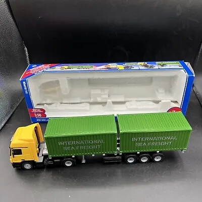 RARE MIB Siku 1:50 Truck With Container 3921 Mercedes Benz Actros  • $65