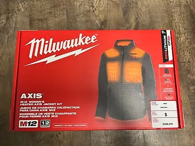 Milwaukee 234G-21S M12 Women's Heated Axis Jacket Kit Gray Small - New • $98.95