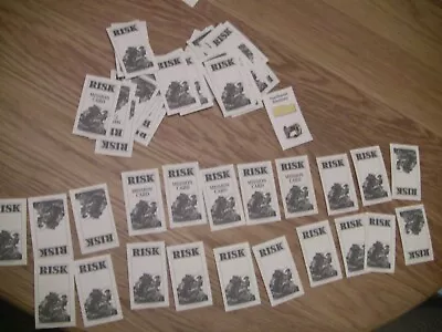Vintage 1993  Risk® The World Conquest Game Replacement Parts/Pieces-56 Cards • $10.99