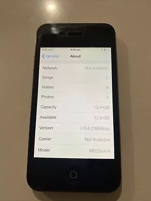 Apple IPhone 4 - 16GB - Black (Unlocked) A1332 (GSM) (AU Stock) • $60